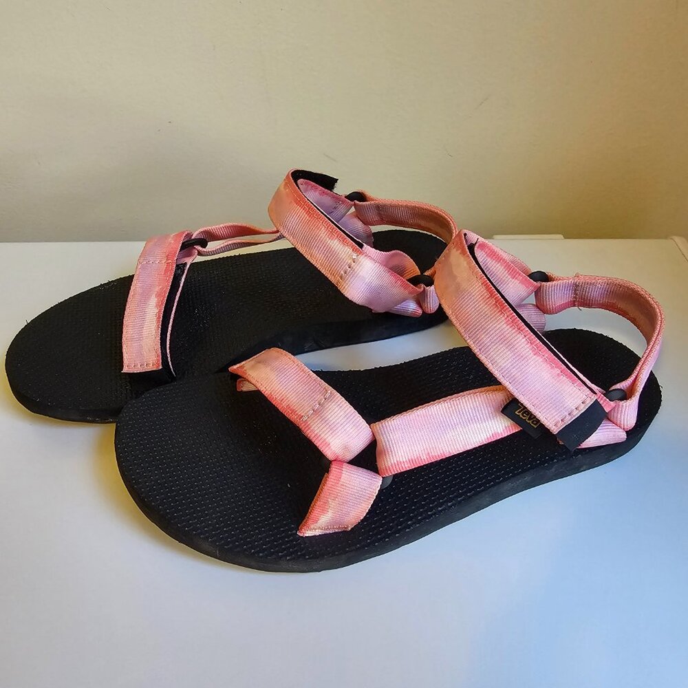 Teva Women's Original Universal Tie Dye Sandals Sorbet Pink Size 9 1124231 - Picture 2 of 8